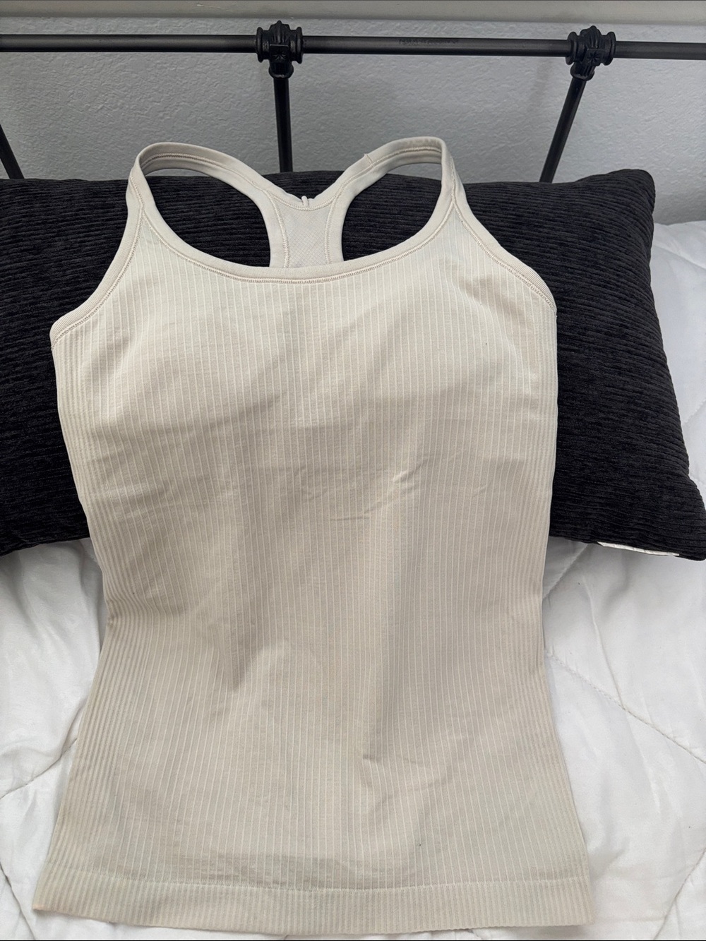 lululemon athletica Ribbed Racerback Tank - Cream